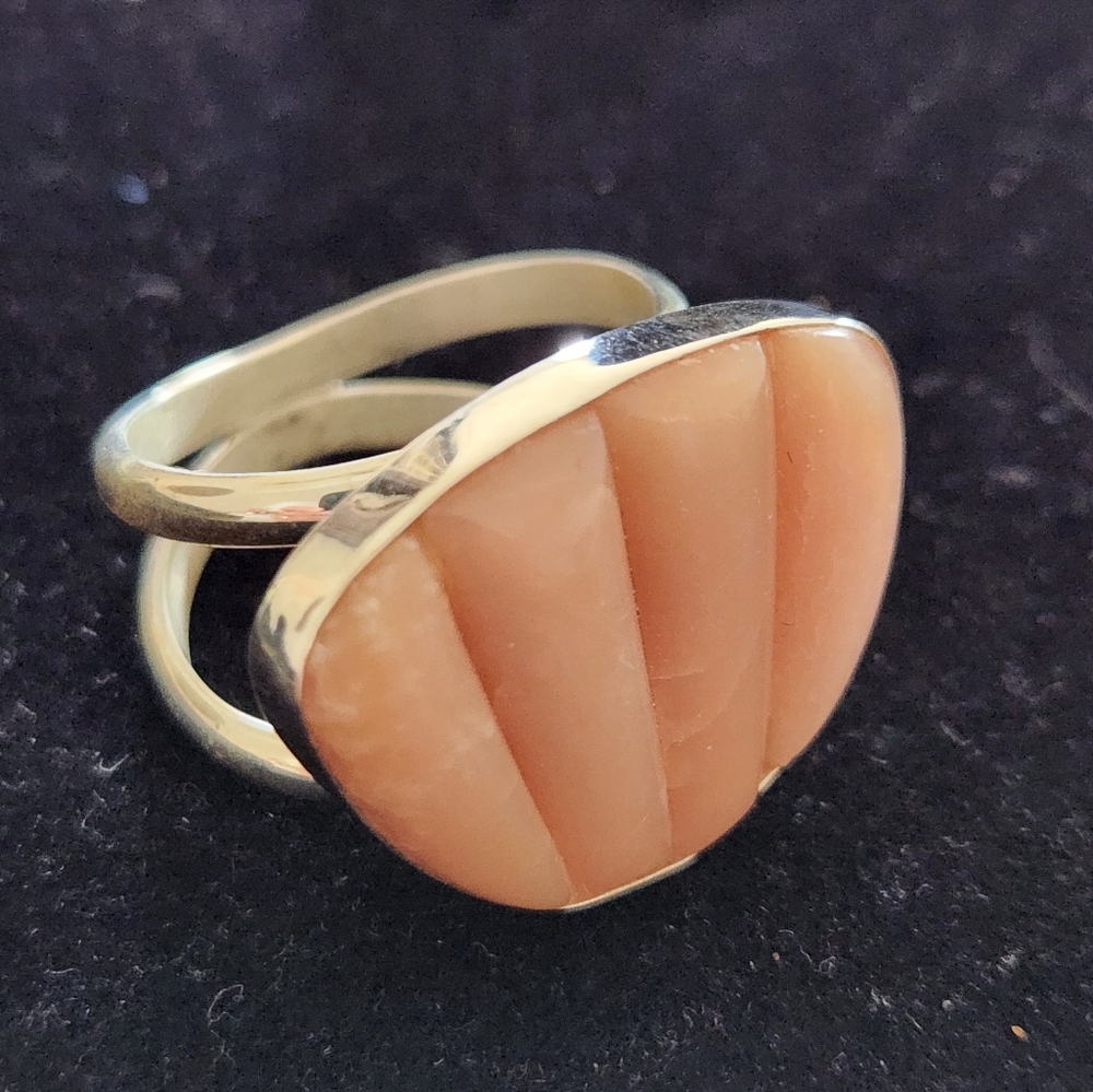 Jay King Steatite Ring In 925 Silver. Size 11